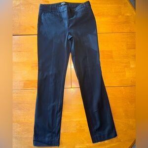 J. Crew Mercantile Women's Black Straight Leg Chino Pants 6 R